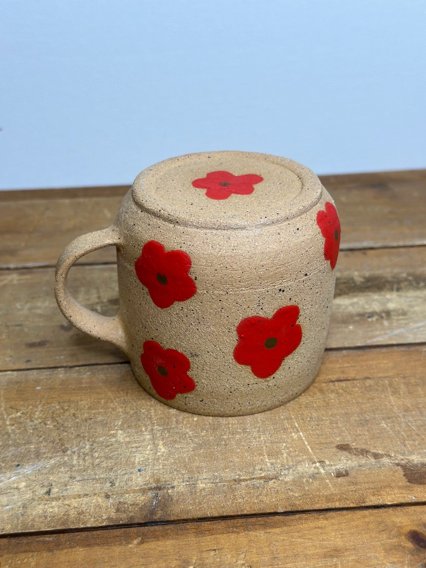 Flower Mug - Red