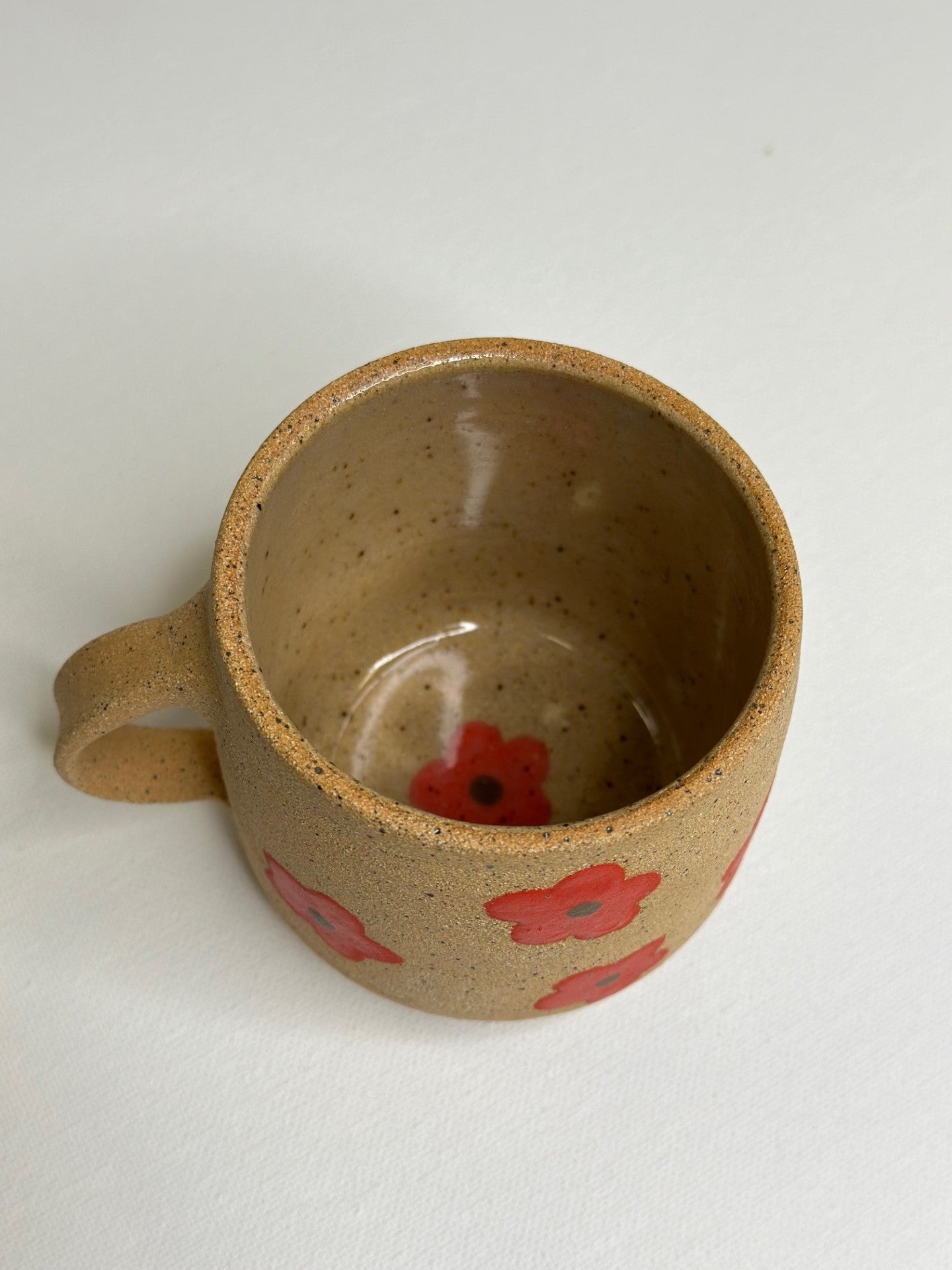 Flower Mug - Red