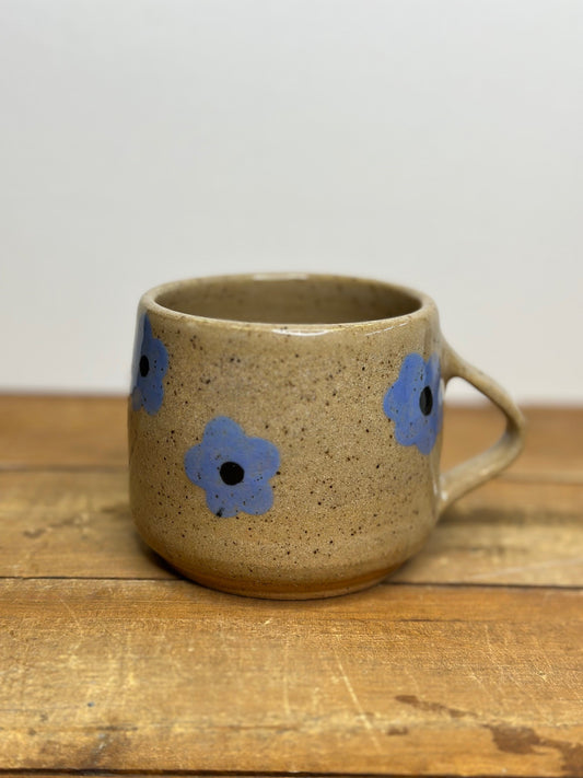 Flower Mug - Blue