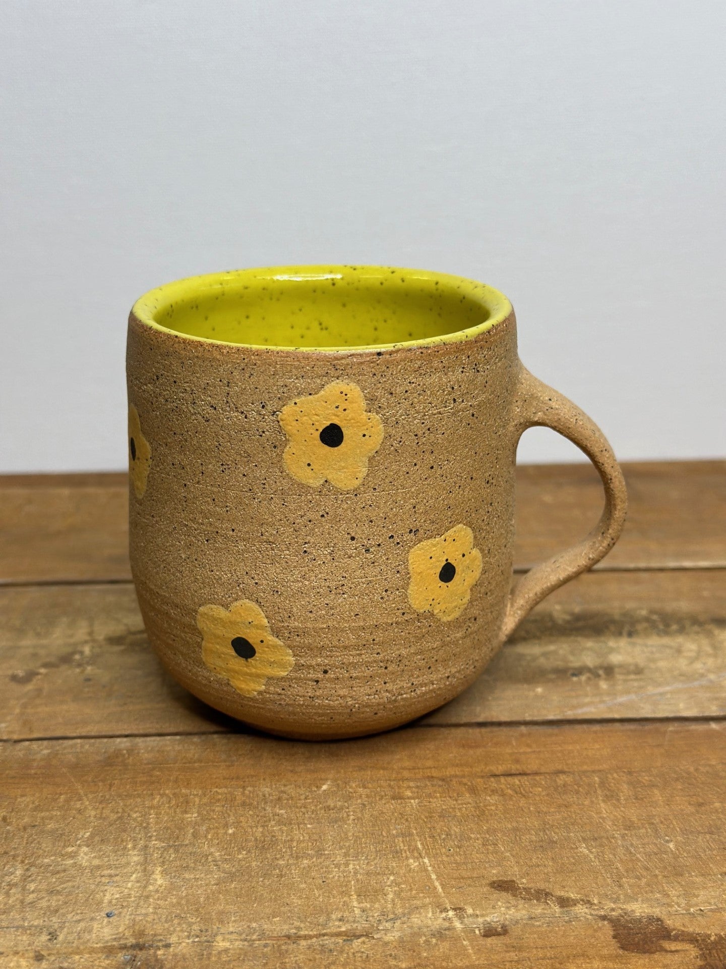 Flower Mug - Yellow