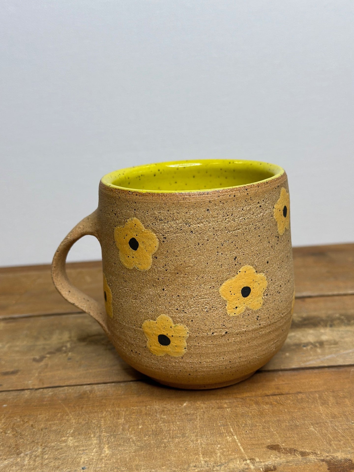 Flower Mug - Yellow