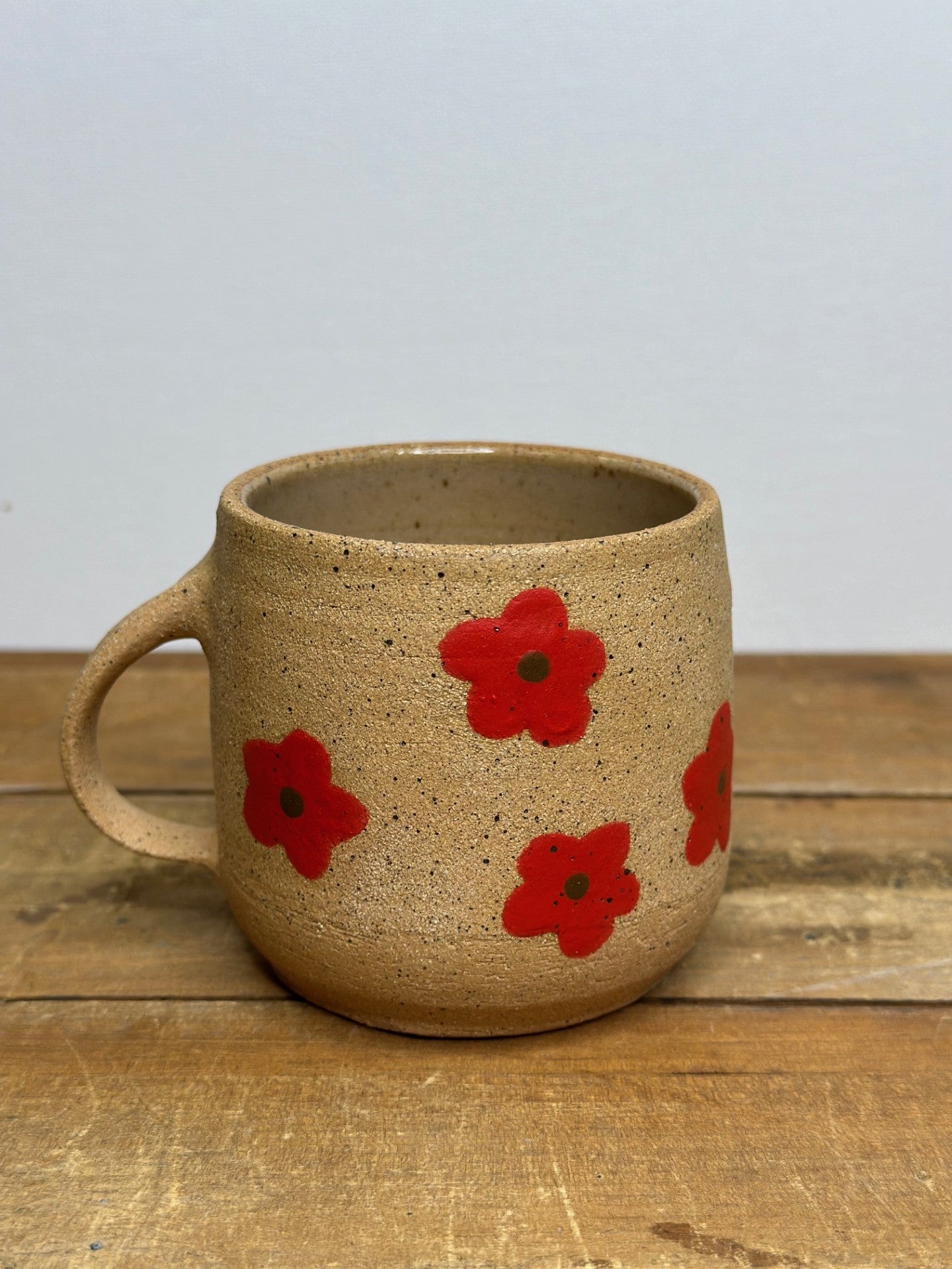 Flower Mug - Red