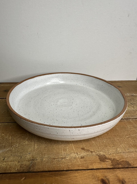 Shallow Bowl - White